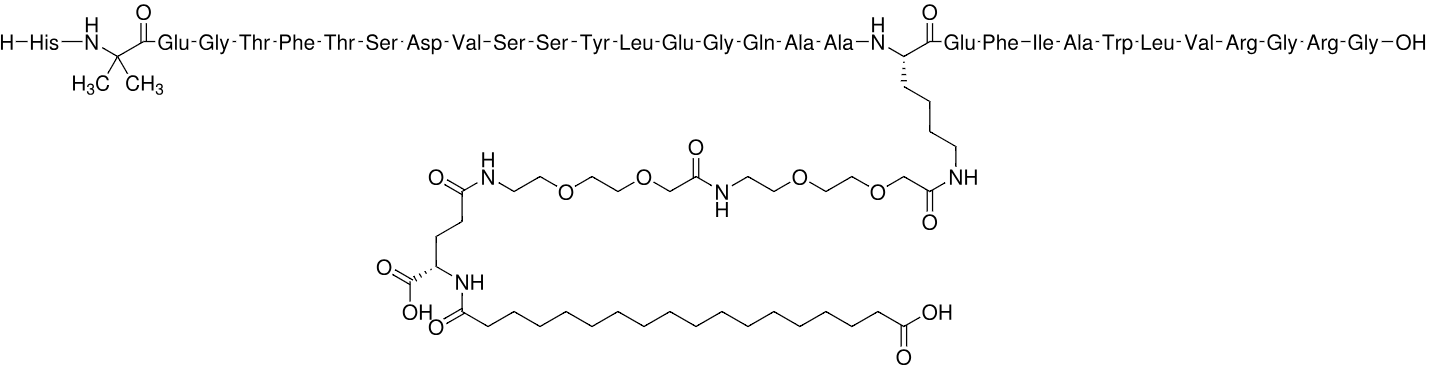 Semaglutide molecular art