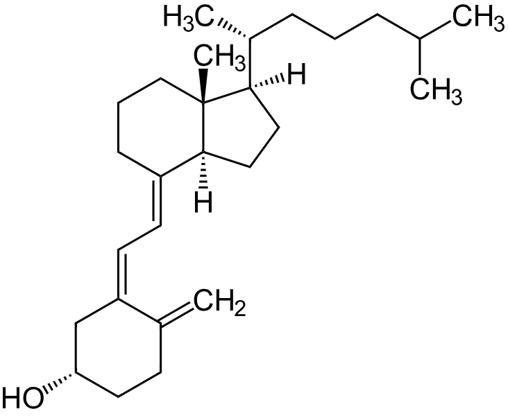 Vitamin D molecular art